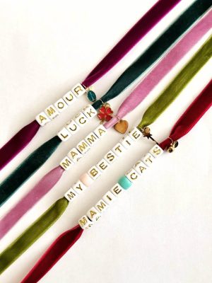 braccialetti con perline personalizzate