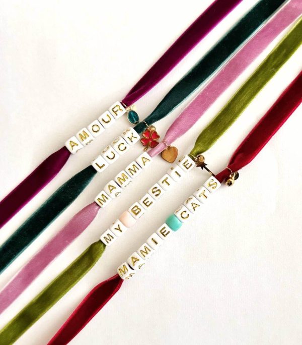 braccialetti con perline personalizzate