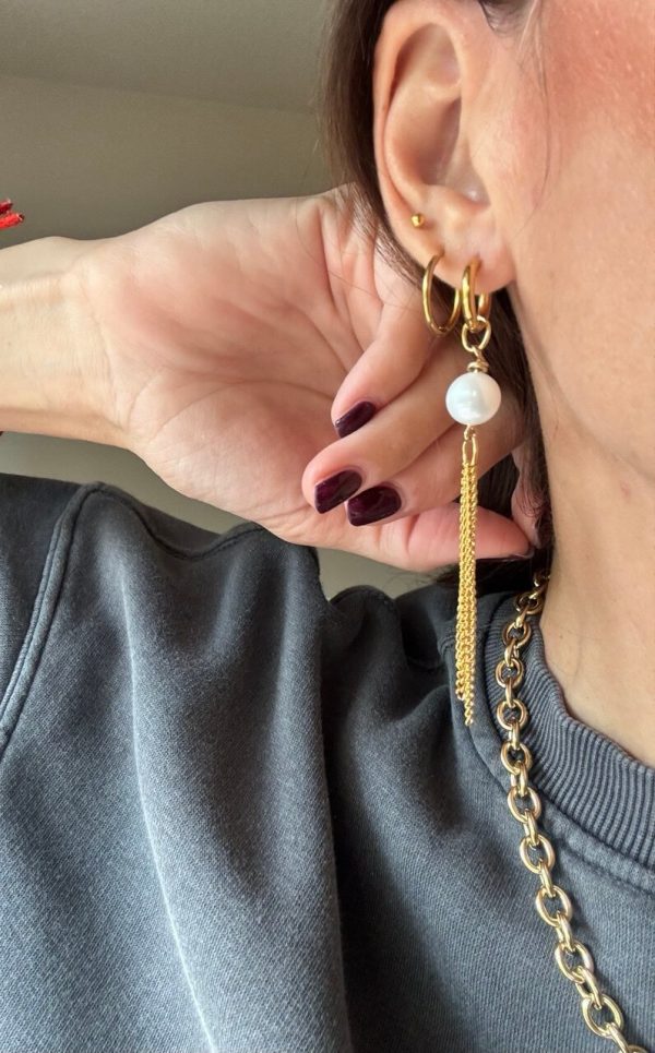 Orecchini Pearl Drop - immagine 4
