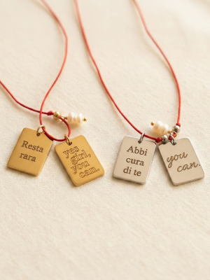 Alternative view of Collana Yes Girl